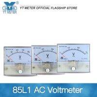 85l1-v AC voltmeter 10V 15V 20V 30V 50V 100V  150V 250V 300V 450V 500V 600V 750V pointer voltmeter 56 * 64mm 380V 220V installat Electrical Trade Tool