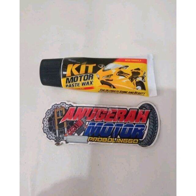 Kit Motor Paste Wax Original Pengkilap Cat Body Kemasan Pasta 25 G