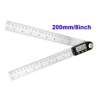 เครื่องวัดมุม360/200 300มม. สินค้าใหม่จัดเก็บอินคลิโนมิเตอร์ดิจิทัลมุม Goniometer ดิจิทัลวัดมุมไม้บรรทัดดิจิทัลเครื่องตรวจวัดค่ามุม