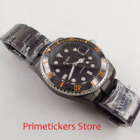 PVD Coated Case BLIGER 40Mm Sapphire Crystal Ceramic Bezel Luminous Date Automatic Movement Mens Watch