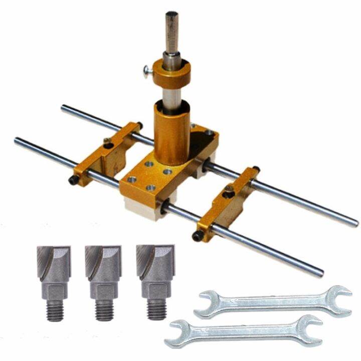 Lock Hole Opener Kit Lock Mortiser Slotter Jig Key Hole Drilling Guide