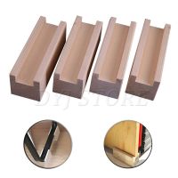 2/4Pcs Furniture Lifter  Wood Bed Table Desk Risers  For 1.8cm 2cm 2.5cm 30cm Groove Width Furniture Feet Up to 5cm Lift Furniture Protectors  Replace