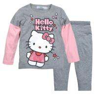 Hello Kitty Pajamas Girls Clothes Toddler Kids KT Pyjamas Homewear 00347