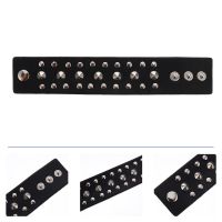 Bracelet Spikestudded Bangle Rivet Punk Gothic Wristband Halloween Black Cuff Creative Hand Chain Wrap Rivetsstrap Decoration