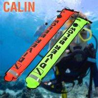 เคลือบสองด้านไม่ซีดจางง่าย4 feet Surface marker for diving with high visibility Reflective band Inflatable signal SMB Buoy AcTH