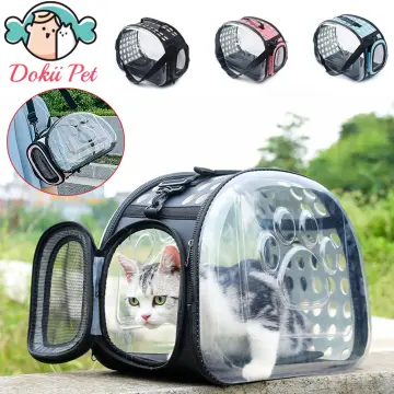 Pet Cat Dog Carrier Bag Airline Approved Breathable Pet Carrier Bag  Adjustable Shoulder Strap Portable Collapsible Pet Travel Carrie Pet Puppy  Handbags