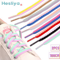 1คู่ที่มีสีสัน S Hoelaces อุปกรณ์รองเท้า Laces 100เซนติเมตร U Nisex รองเท้าแบนลูกไม้คลาสสิกเชือกผูกรองเท้าสีทึบจับคู่รองเท้าสตริง