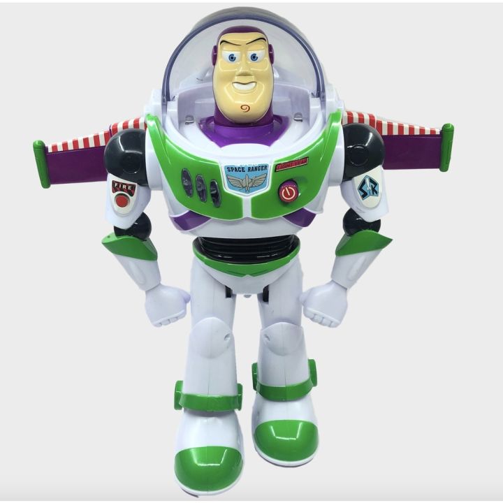 buzz-lightyear-บัส-ไลท์เยียร์-โมเดลของเล่นbuzz-lightyear-toy-story-สู่ความเวิ้งว้างอันไกลโพ้น-เดินได้มีไฟ-มีเสียง-กางปีกได้-ขยับแขนได้