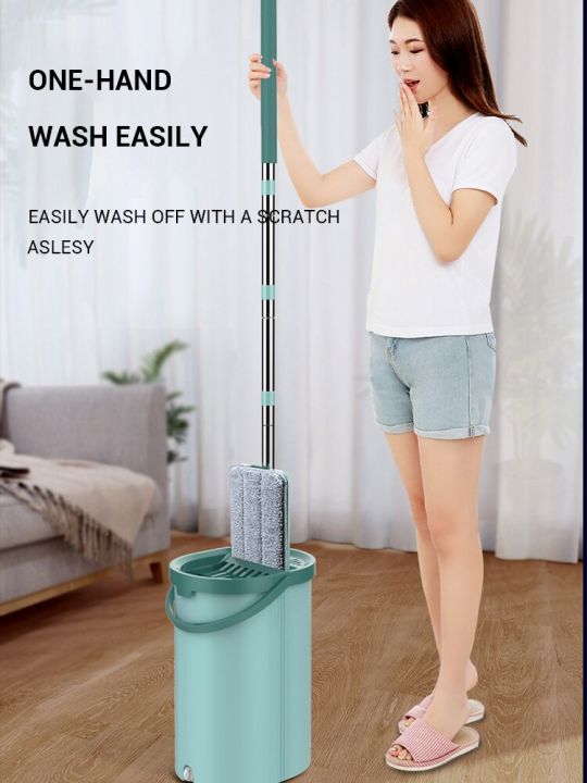 drop-shipping-magic-microfiber-cleaning-mops-flat-squeeze-magic-automatic-home-kitchen-floor-cleaner-free-hand-mop-with-bucket