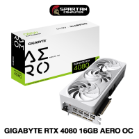 GIGABYTE RTX 4080 AERO OC 16GB GDDR6X 256-bit การ์อจอ GeForce VGA RTX 4000 Series สินค้าใหม่มือ 1 ประกันศูนย์ไทย 3 ปี