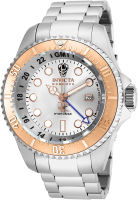 Invicta Mens 16964 Reserve Hydromax Analog-Display Swiss Quartz Silver-Tone Watch