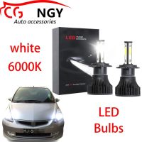 หลอดไฟหน้า LED 6000K สีขาว สูง ต่ํา สําหรับ Honda Jaz~z GE 2nd Gen 2009-2014 (1 คู่)