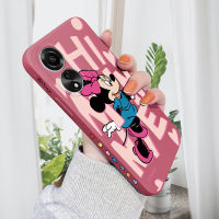 เคสโทรศัพท์สำหรับ OPPO A78 4G น่ารักลายการ์ตูนมิกกี้เมาส์เดซี่โดนับเคสโทรศัพท์รูปเป็ดลายปลอกซิลิโคนเหลวคลุมทั้งหมดเคสป้องกัน