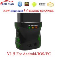 【hot】❃  NEW Bluetooth V1.5 Scanner for IOS/Android/PC elm 327 Code Reader Error Engine Car Diagnostic