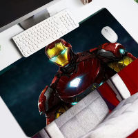 Iron Man Large Gaming Mousepads Mouse Pad Persian Carpet Laptop Pc Gamer Keyboard Mat XXL Mousepad Edge White Tassel Rubber Table Mat for Pet