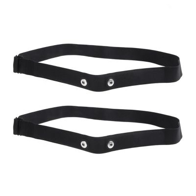 2Pcs Elastic Heart Rate Chest Strap Bands for Geonaute Heart Rate Sensor Chest Belt