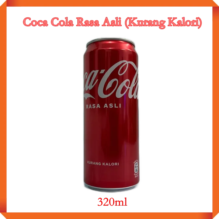 【Ready Stock】(HALAL) Coca-Cola Rasa Asli (kurang kalori) 🥤 Coke 🥤 罐装可乐 ...