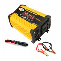 4000W Peak Car Power Inverter Converter DC 12V To AC 110220V Transformer Dual USB แรงดันไฟฟ้า Modified Sine Wave รถอินเวอร์เตอร์