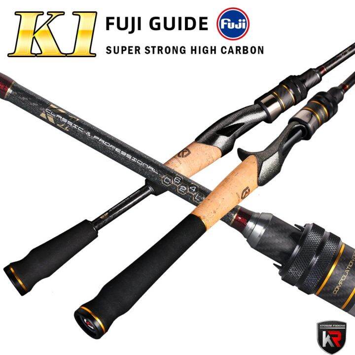 Kyorim High Carbon Spinning Distance Throwing Rod 2 Section FUJI Guide