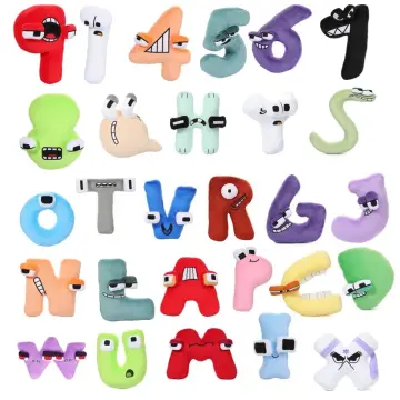 20cm Alphabet Lore Plush Toys Cute Soft Stuffed 0-9 Figure Children  Educational Dolls For Kid Birthday Christmas Gift