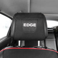 1pc For Ford Edge Car Headrest Protector Case Pu Leather Car Headrest Cover Car Accessories