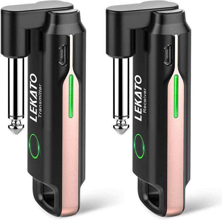 LEKATO Wireless Guitar System 70 Channels Wireless Guitar Transmitter