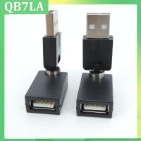 QB7LA Shop Flexible Twist Angle 360 Degree Rotating USB A 2.0 male to female Adapter connector Converter for cable extension