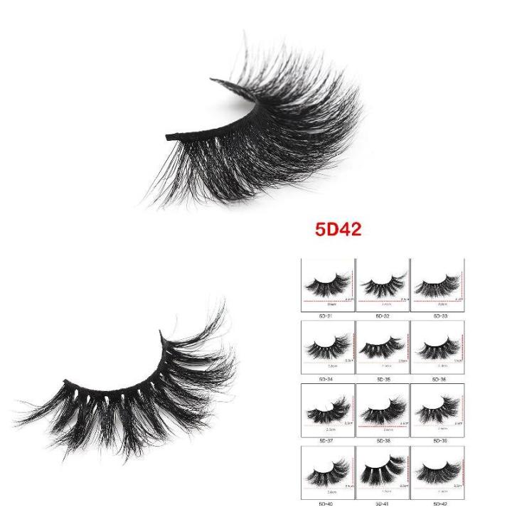 mus-1คู่25มิลลิเมตรขนตาปลอมขนมิงค์5d-หนาขนตายาวแต่งหน้าได้อย่างน่าทึ่ง