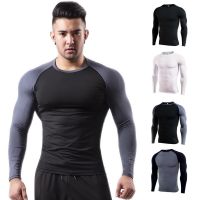 Men Workout Long Sleeve T Shirt Spring Autumn mens Gym Running Sport T-shirts Fitness Sportswear Outdoor Tops For men Clothes