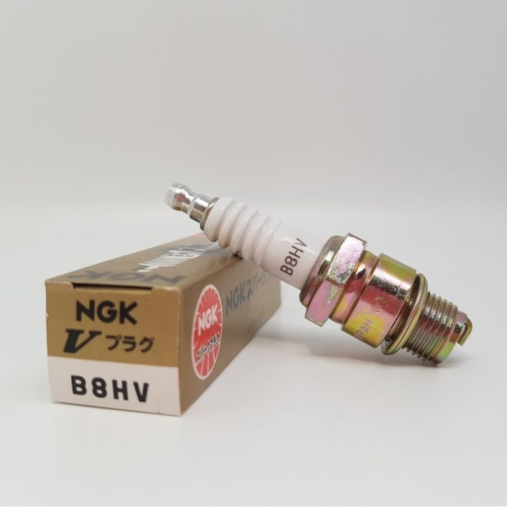 หัวเทียนเข็ม-ngk-v-gold-palladium-รุ่นgp1000-gp125-tr100-sanshiroซันชิโร่-แท้-ngk-spark-plug-made-in-japan-b8hs-br8hix