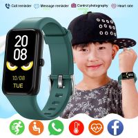 ◐ C11 Children Smart Bracelet 1.47 inch Touch Color Screen Bluetooth Heart Rate Call Reminder Waterproof Sport Smartwatch for Kids