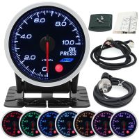 ☁❀ Universal Auto 12V 52mm 8 Color Racing Car Oil Pressure Water Oil Temp EGT Exhaust Temp Turbo Boost Tachometer Gauge Meter