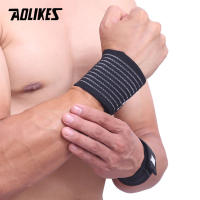 1PCS AOLIKES Cotton Elastic Bandage Hand Sport Wristband Gym Support Wrist Brace Wrap carpal อุโมงค์-barmeewearzh