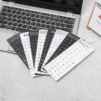 ☂ Keyboard Stickers Alphabet Layout English Russian Spanish Deutsch Arabic Laptop Desktop Tool Wear-resistant Non-slip Stickers