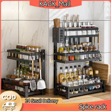 Shop Rak Rempah Stainless Steel Spice Rack Kitchen Condiment Rack