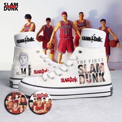 ☃❁  Slamdunk joint shoes mens fashion ins joker secondary yuan high student campus sports shoes for canvas shoes