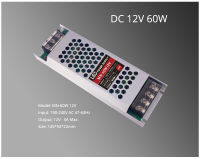 Transformer Power Supply Ultra Thin slim DC 12V 60W 150W AC190-240V Driver For LED Strip Rigid Bar Light