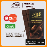 Chính hãng Dark Chocolate 100% Cacao, Socola đen nguyên chất không đường