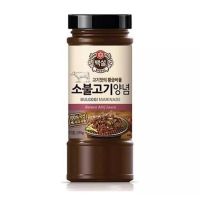 ?สินค้าขายดี? [Beef Bulgogi 500g]ซอสเกาหลีสำหรับหมักเนื้อ  KOREAN BULGOGI FOR BEEF SAUCE 소불고기양념 290G