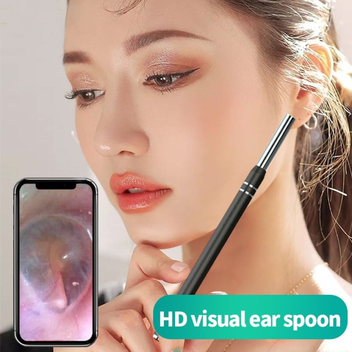 smart-ear-cleaner-endoscope-spoon-camera-ear-picker-cleaning-wax-removal-visual-earpick-wifi-mouth-nose-otoscope-support-android