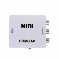 ตัวแปลง อุปกรณ์สำหรับแปลงสัญญาณภาพจาก HDMI เป็น AV เชื่อมต่อง่าย (มีสายUSBให้)