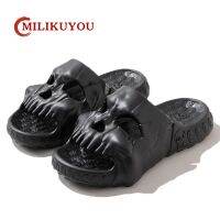 2023 Summer Skull Men Women Slippers Easter Slippers Male Outdoor Fun Novelty Slide Thick Sole Platform Beach Soft Women Sandal House Slippers