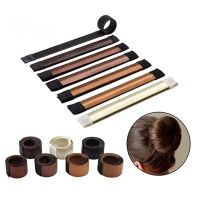 French Braid Hair Tools Styling Diy Magic Bun Maker Hair Braid Accessories Twist Sponge Donut Bun Maker Hairstyle Brown