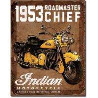 Wall Décor tin sign spot stocks 1953 Chief Indian Motorcycle Vintage - Man Cave Garage Art，size：20X 30cm