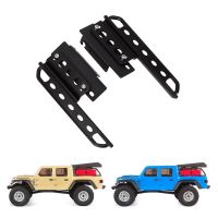 2PCS Black 75mm Metal Sliders Rock Side Pedal for 1/24 RC Crawler Car Axial SCX24 Jeep Gladiator AXI00005 Upgrade Parts