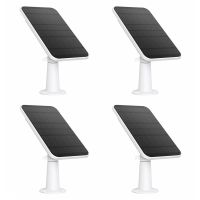 4X Solar Panel Power Supply for Wireless Outdoor Waterproof Security Camera Non-Stop Charging