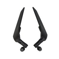 2Pcs Motorcycle Rearview Mirror Scooter E-Bike Rear View Mirrors Back Side Convex Mirror 8mm 10mm Modified Wind Winglet