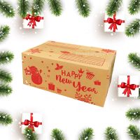 กล่อง 00 มี ลาย คริสต์มาส 1 แพค 20 ใบ กล่องขนาด 00 (14×9.75×6cm.)