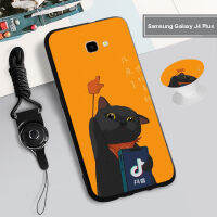 ?เคสซิลิโคนป้องกันแบบเต็มรูปแบบใหม่ Samsung Galaxy J4 Plus/J4 +/Note 9/J7 2016/J710/J5 2016/J510X/J5108 2016/J510X/J5108/J5100/J5109/J5 2017/j530นิ่มลายการ์ตูนโทรศัพท์มือถือครอบคลุมด้วยตัวยึดแหวนรูปแบบเดียวกันและเชือก