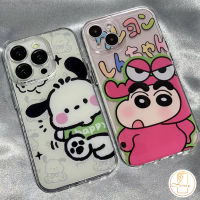 เคสแฟชั่นลายดินสอสีน่ารักสำหรับ Realme C55 C30 C33 C11 C15 C35 C20 C25 C31 C21Y C51 C53 C12 C25s C3 C21 9 9 9 11 6i 5 10 5S 5i 8 Pro 8เคสนิ่ม Sanrio Pochacco